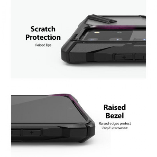 Ringke Fusion X Samsung Galaxy S20 Ultra Tough Case - Black