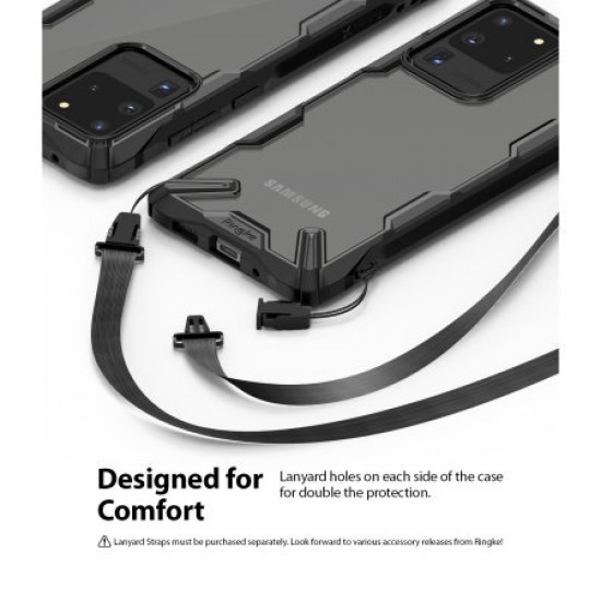 Ringke Fusion X Samsung Galaxy S20 Ultra Tough Case - Black