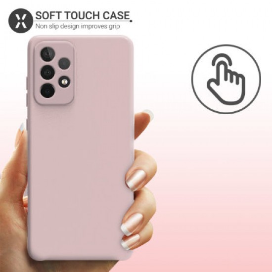 Olixar Samsung Galaxy A52 5G Soft Silicone Case - Pastel Pink