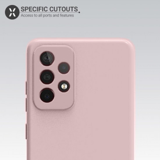 Olixar Samsung Galaxy A52 5G Soft Silicone Case - Pastel Pink