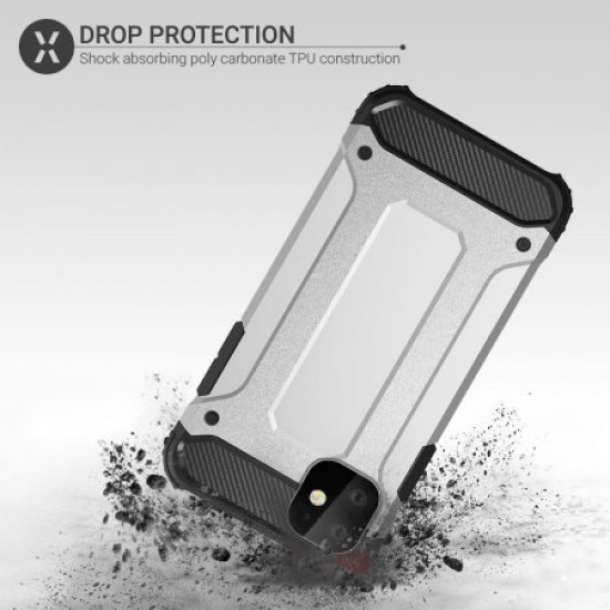 Olixar Delta Armour Protective iPhone 11 Case - Silver