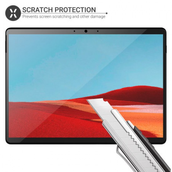 Olixar Microsoft Surface Pro X Film Screen Protector 2-in-1 Pack