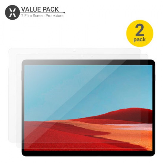 Olixar Microsoft Surface Pro X Film Screen Protector 2-in-1 Pack