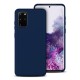 Olixar Samsung Galaxy S20 Plus Soft Silicone Case - Midnight Blue