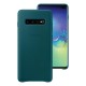 Official Samsung Galaxy S10 Plus Leather Cover Case - Green