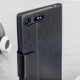 Olixar Leather-Style Sony Xperia XZ Premium Wallet Stand Case - Black