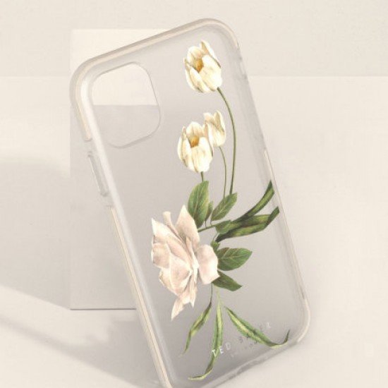 Ted Baker Elderflower iPhone 11 Anti-Shock Case - Clear
