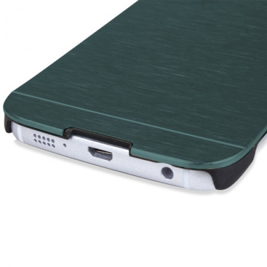 Olixar Aluminium Samsung Galaxy S6 Edge Shell Case - Emerald Green