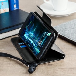 Olixar Rotating 5.5 Inch Leather-Style Universal Phone Case - Black