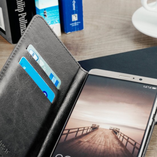 Olixar Rotating 5.5 Inch Leather-Style Universal Phone Case - Black