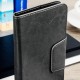 Olixar Rotating 5.5 Inch Leather-Style Universal Phone Case - Black