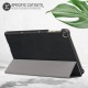 Olixar Leather-style Amazon Fire HD 8 Folio Stand Case - Black