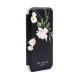 Ted Baker Elderflower iPhone 12 Anti-Shock Folio Case-Black/Silver Ted Baker Elderflower iPhone 12 Anti-Shock Folio Case-Black/Silver