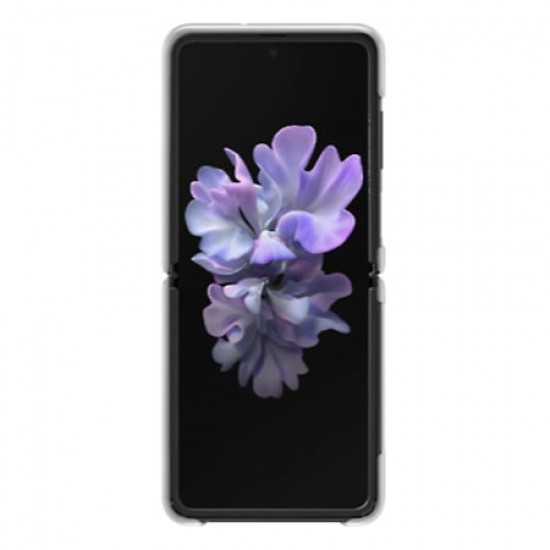 Official Samsung Galaxy Z Flip Clear Cover Case - Transparent