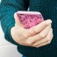 FlexiLoop iPhone 6S Plus Gel Case with Finger Holder - Rose Pink