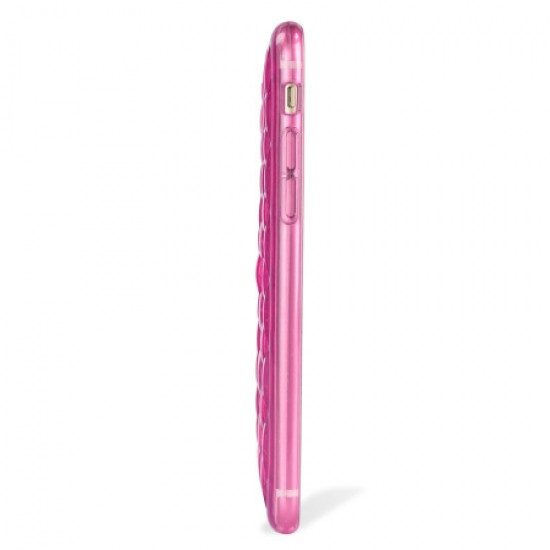 FlexiLoop iPhone 6S Plus Gel Case with Finger Holder - Rose Pink