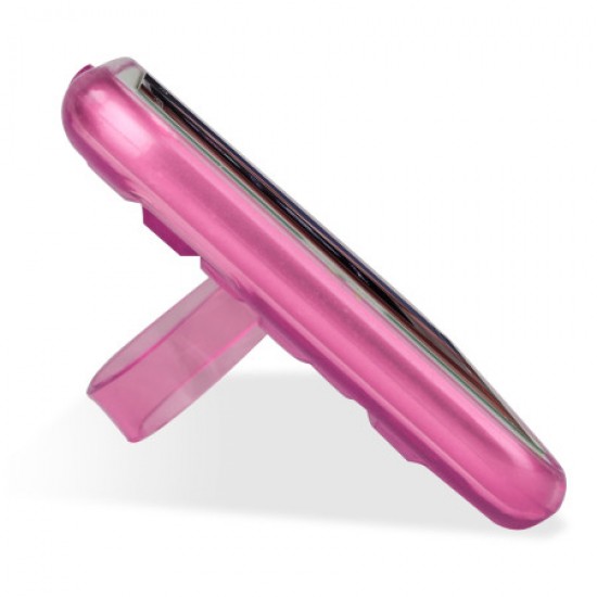 FlexiLoop iPhone 6S Plus Gel Case with Finger Holder - Rose Pink