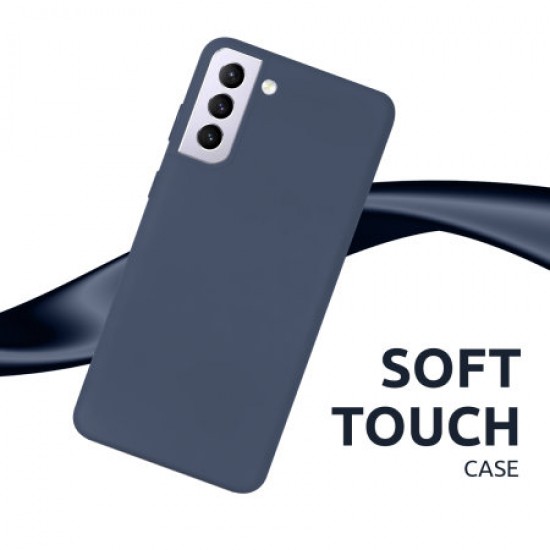 Olixar Samsung Galaxy S21 Plus Soft Silicone Case - Midnight Blue