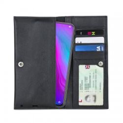 Olixar Primo Genuine Leather Oppo Reno 5G Pouch Wallet Case - Black