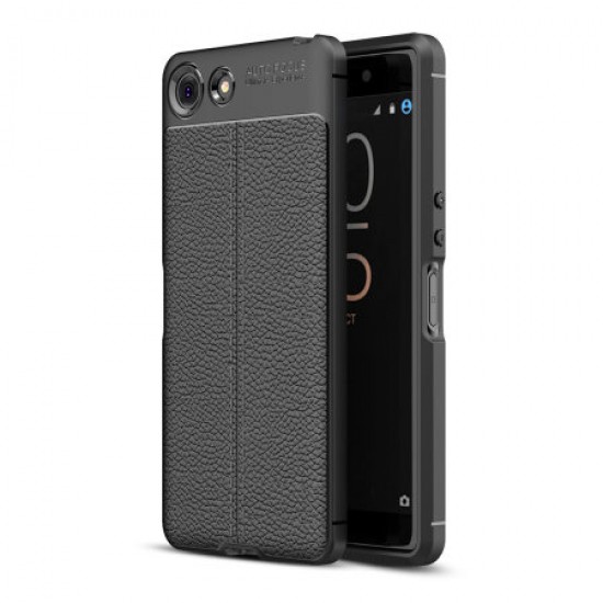 Olixar Attache Sony Xperia XZ4 Compact Leather-Style Case - Black