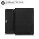 Olixar Leather-style Microsoft Surface Go 2 Folio Stand Case - Black