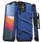 Zizo Bolt Series iPhone 12 Tough Case - Blue