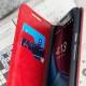 Olixar Leather-Style Moto G4 Plus Wallet Stand Case - Red
