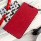Olixar Leather-Style Moto G4 Plus Wallet Stand Case - Red