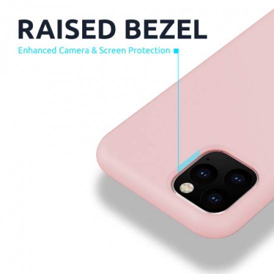 Olixar OnePlus 9 Soft Silicone Case - Pastel Pink