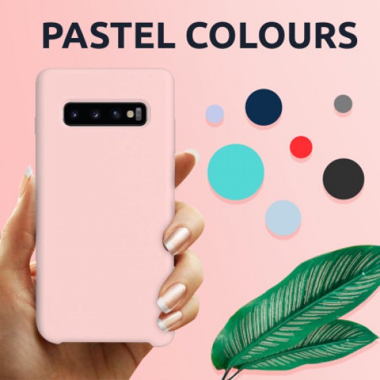 Olixar OnePlus 9 Soft Silicone Case - Pastel Pink