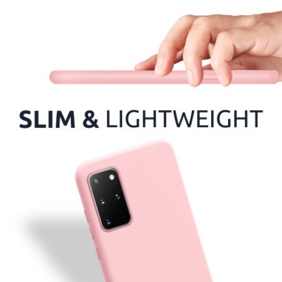 Olixar OnePlus 9 Soft Silicone Case - Pastel Pink