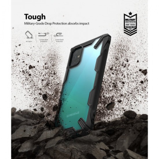 Ringke Fusion X Samsung Galaxy A51 Tough Case - Black