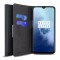 Olixar Leather-Style OnePlus 7T Wallet Stand Case - Black