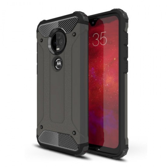 Olixar Delta Armour Protective Motorola Moto G7 Case - Gunmetal