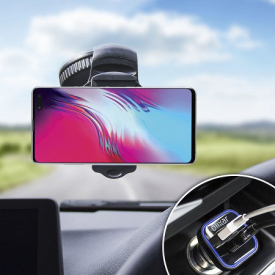 Olixar DriveTime Samsung Galaxy S10 5G Car Holder & Charger Pack