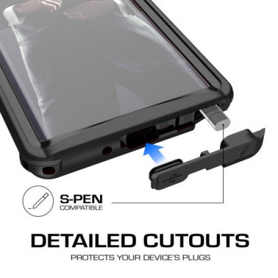 Ghostek Nautical 2 Samsung Note 10 Plus 5G Waterproof Case - Black