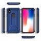 Olixar Manta iPhone X Tough Case with Tempered Glass - Blue