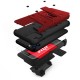 Zizo Bolt Series iPhone 11 Pro Max Case & Screen Protector - Red/Black