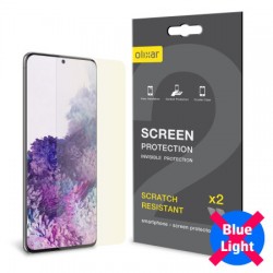 Olixar Samsung S20 Plus Anti-Blue Light Film Screen Protector 2 Pack