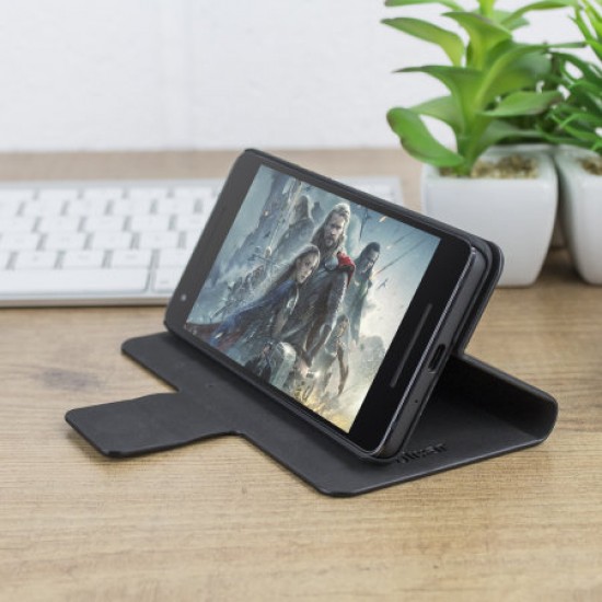 Olixar Leather-Style Google Pixel 2 Wallet Case - Black