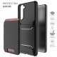 Ghostek Exec 4 Samsung Galaxy S21 Genuine Leather Wallet Case - Black
