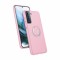 Zizo Revolve Series Samsung Galaxy S21 Thin Ring Case - Rose Quartz