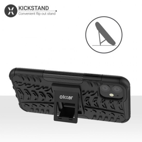 Olixar ArmourDillo iPhone 11 Protective Case - Black