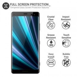Olixar Sony Xperia XZ3 Full Cover Glass Screen Protector - Black
