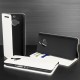 Olixar Leather-Style HTC One M9 Plus Wallet Stand Case - White