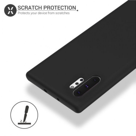 Olixar Samsung Galaxy Note 10 Plus Soft Silicone Case - Black