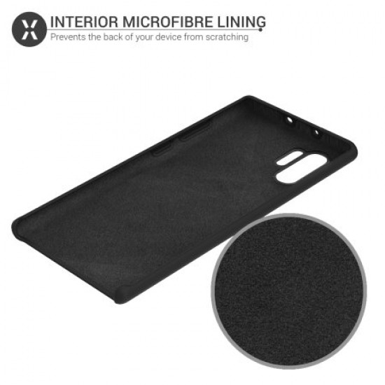 Olixar Samsung Galaxy Note 10 Plus Soft Silicone Case - Black