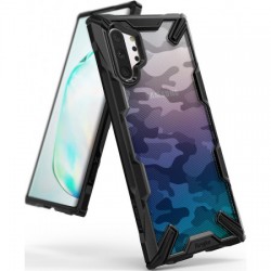 Ringke Fusion X Design Samsung Galaxy Note 10 Plus Case - Camo Black