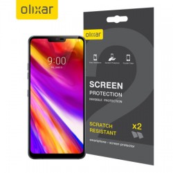 Olixar LG G7 Film Screen Protector 2-in-1 Pack