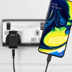 High Power Samsung Galaxy A80 Wall Charger & 1m USB-C Cable